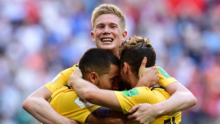 Kevin De Bruyne shone for Belgium against England