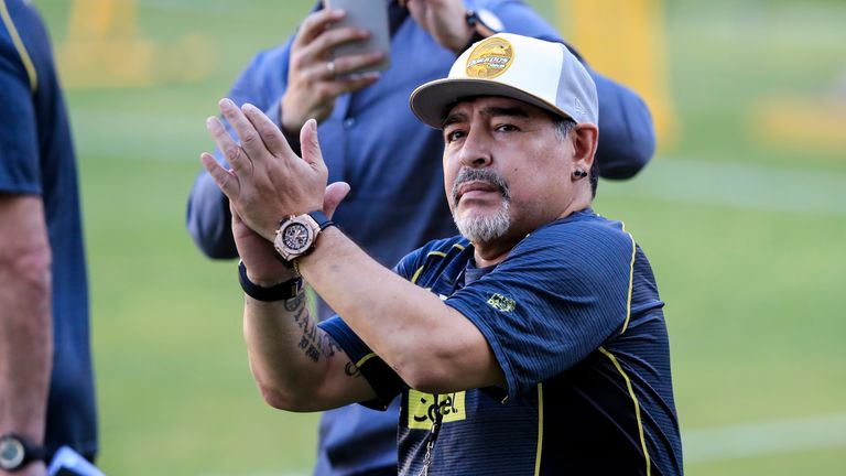 CULIACAN, MEXICO - SEPTEMBER 10: during the unveiling of Dorados de Sinaloa new coach at Hotel Lucerna on September 10, 2018 in Culiacan, Mexico. (Photo by Carlos Ramirez/Getty Images)