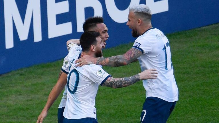 Argentina celebrate 