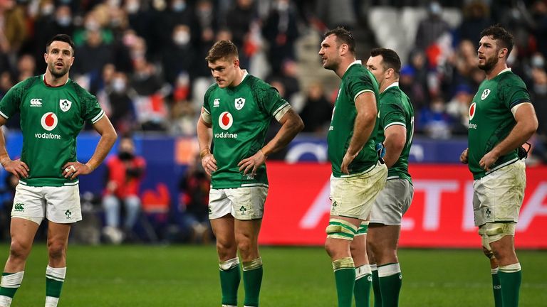 Ireland's chance of a Six Nations Grand Slam in 2022 is gone, as they lost after nine successive wins