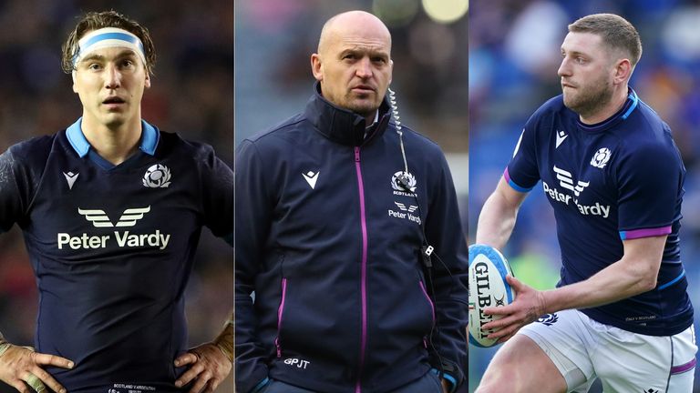 Jamie Ritchie, Gregor Townsend, Finn Russell