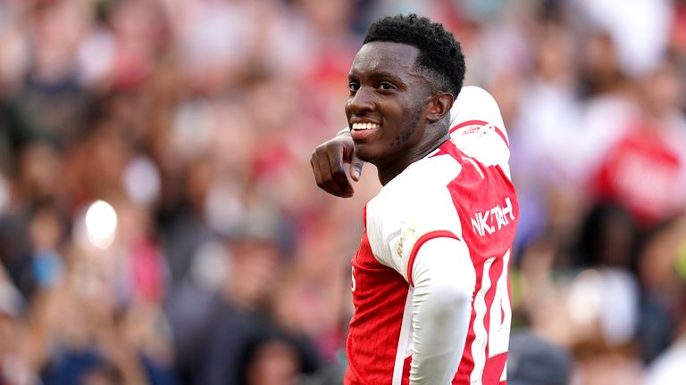 Eddie Nketiah netted the equaliser at The Emirates 