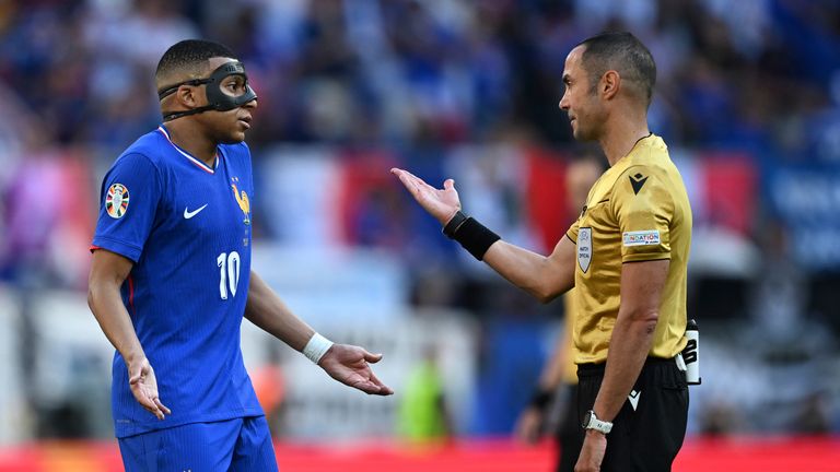 Kylian Mbappe's France was frustrated in VAR drama
