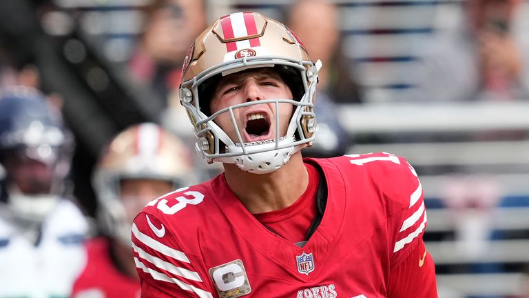 San Francisco 49ers quarterback Brock Purdy 