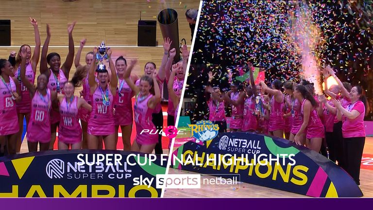 Watch London Pulse take on Leeds Rhinos in the inaugural Netball Super Cup final. 