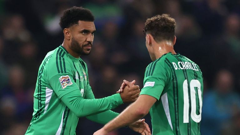 Stevenage forward Jamie Reid scored on his debut for Northern Ireland against Romania