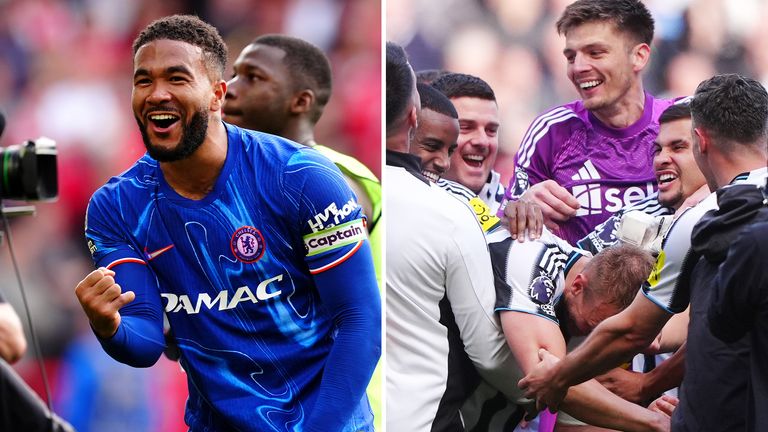 Chelsea and Newcastle have qualified for the UEFA Champions League