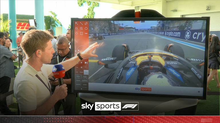 Ant Davidson was at the SkyPad to analyse if Max Verstappen should have been given a penalty on his &#39;shove&#39; on Lando Norris during the opening lap of the Miami Grand Prix.