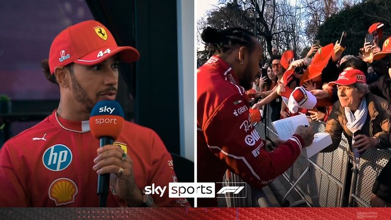 Lewis Hamilton reflects on the opening six races of the season with new team Ferrari ahead of the Emilia Romagna Grand Prix.