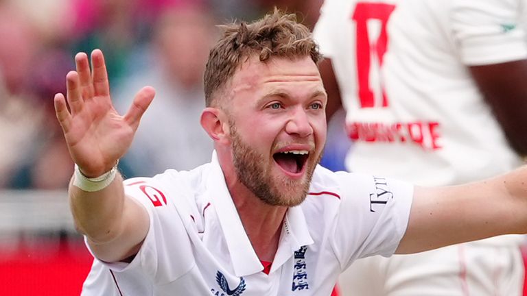 Sam Cook on Test debut for England verus Zimbabwe at Trent Bridge