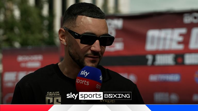 CALLUM SIMPSON WEIGH-IN CALL OUT