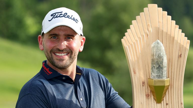 Nicolai Von Dellingshausen, winner of the Austrian Alpine Open