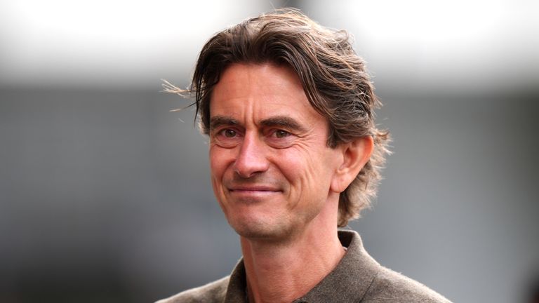 Brentford manager Thomas Frank before the Premier League match at the Gtech Community Stadium, Brentford. Picture date: Sunday May 18, 2025.