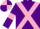 Silk - Purple, Pink cross belts and armlets, quartered cap Silk - Purple, Pink cross belts and armlets, quartered cap