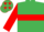 Silk - Emerald green, red hoop, red sleeves, emerald green cap, red stars Silk - Emerald green, red hoop, red sleeves, emerald green cap, red stars