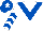 Silk - White, royal blue chevron, royal blue chevrons on sleeves, royal blue cap, white star Silk - White, royal blue chevron, royal blue chevrons on sleeves, royal blue cap, white star